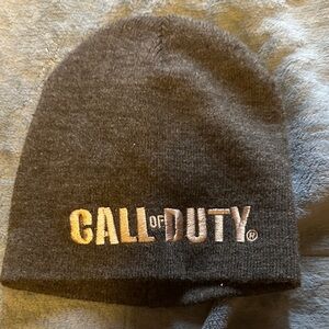 Dark Gray Call of Duty beanie